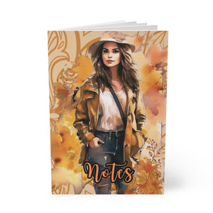 Stylish A5 Notebook: Autumn Vibes, Journaling, Stationery, Gift for Her, Fall Decor, Note-taking, Live with Purpose