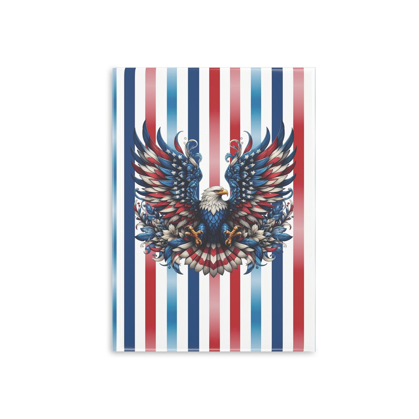 Patriotic Pride Hardcover Notebook with Puffy Covers