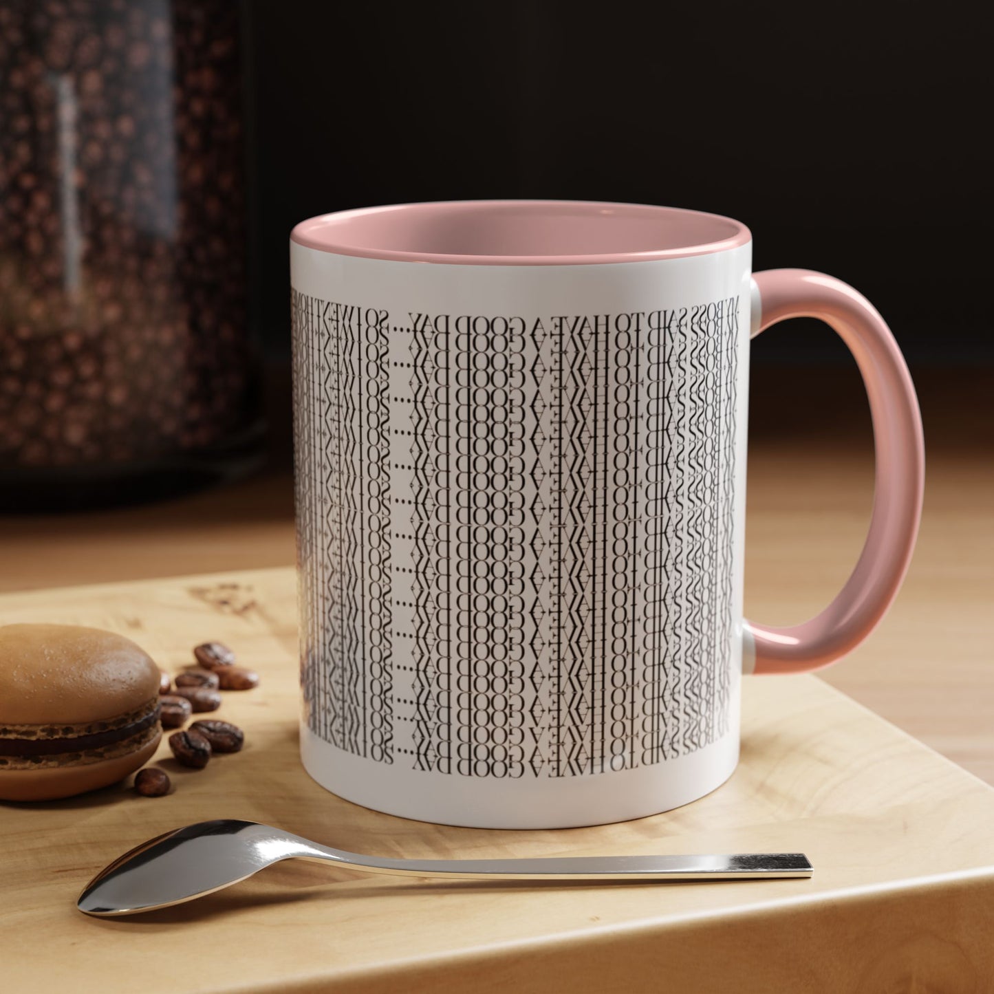Funny Work Hidden Message Mug - “My Boss said to have a good day… so I went home.”- Viral Optical Illusion Mug - Secret Sarcastic Work Message - Dishwasher Safe, Unique Gifts for Coffee Lovers, Home & Office Decor, Holiday Present.
