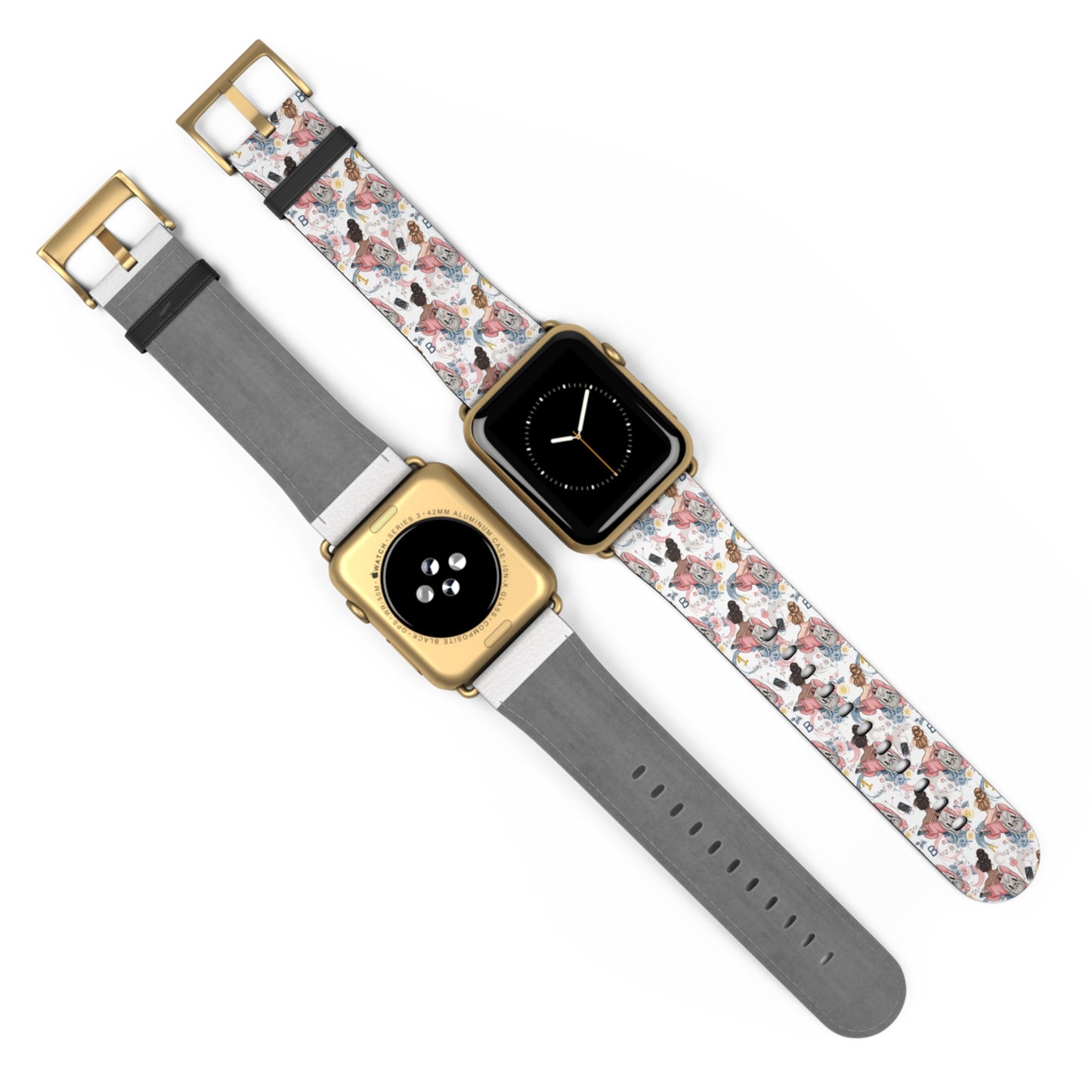 Study Chic Floral Watch Band | Stylish Accessory for Everyday Wear & Gifts.