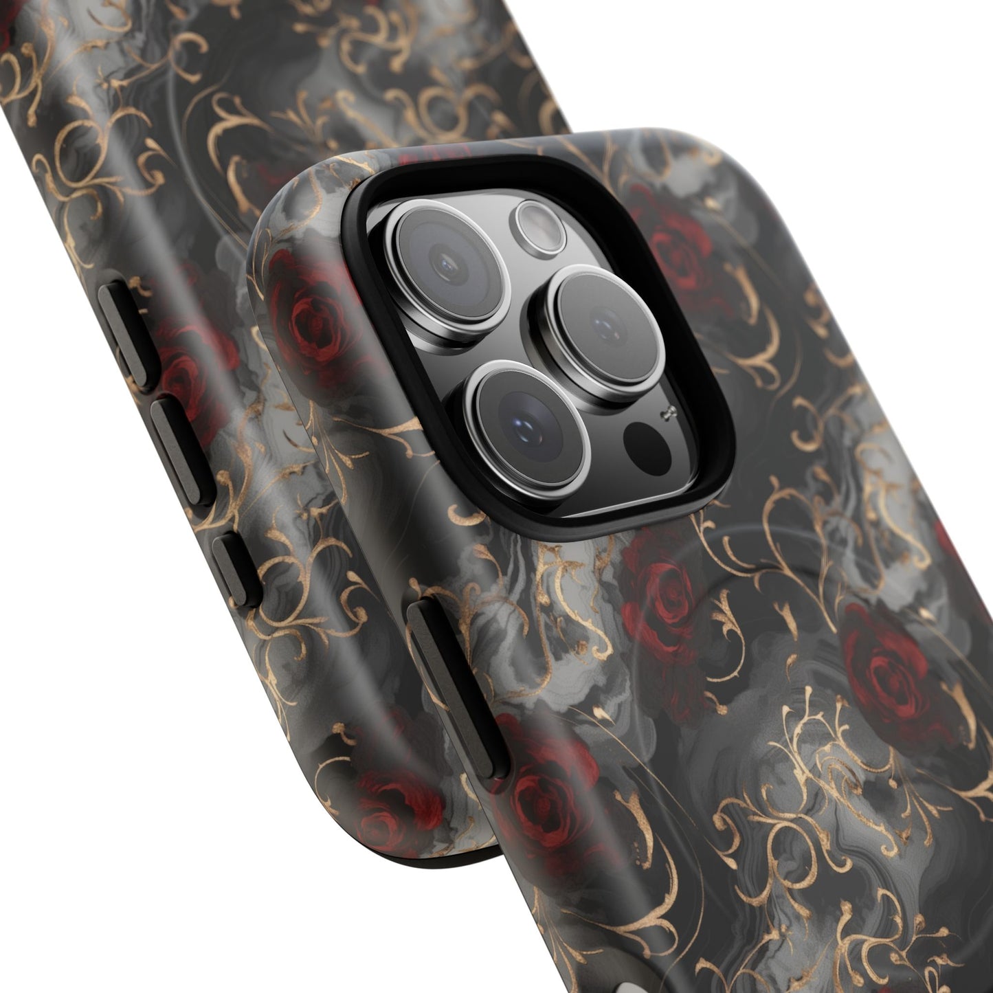 Elegant Floral Tough iPhone Magnetic Cases, iPhone Protection, Unique iPhone Covers, Stylish Mobile Accessories, Gift for Her
