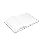 Personalized Stained Glass Lotus Blossom Hardcover Notebook — Custom Name and Affirmation Puffy Cover Journal.