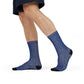 Winter Wonderland Navy Sublimation Crew Socks