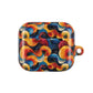 Cosmic Swirl AirPod Case - Colorful Protective Cover for Music Lovers