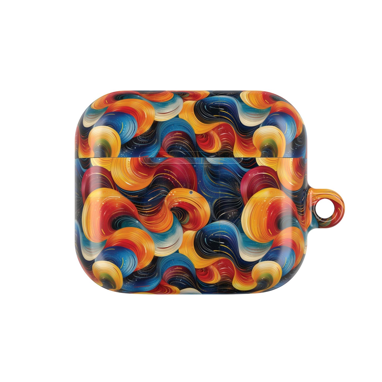 Cosmic Swirl AirPod Case - Colorful Protective Cover for Music Lovers