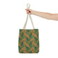 Brown Tropical Bliss Tote Bag