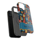 Personalized Colorful Abstract Faces Clear Impact-Resistant Case