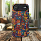 Vibrant Artistic Phone Case | Tough Magnetic Cases | Unique Gift for Art Lovers, Colorful Accessory, iPhone 14, 15, 16, 17 Case.