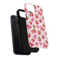 Strawberry Blush Coquette Magnetic Tough iPhone Cases - Funky Fruit Cases, Floral iPhone Cover, Trendy Gifts, iPhone Accessories, Strawberry Lover