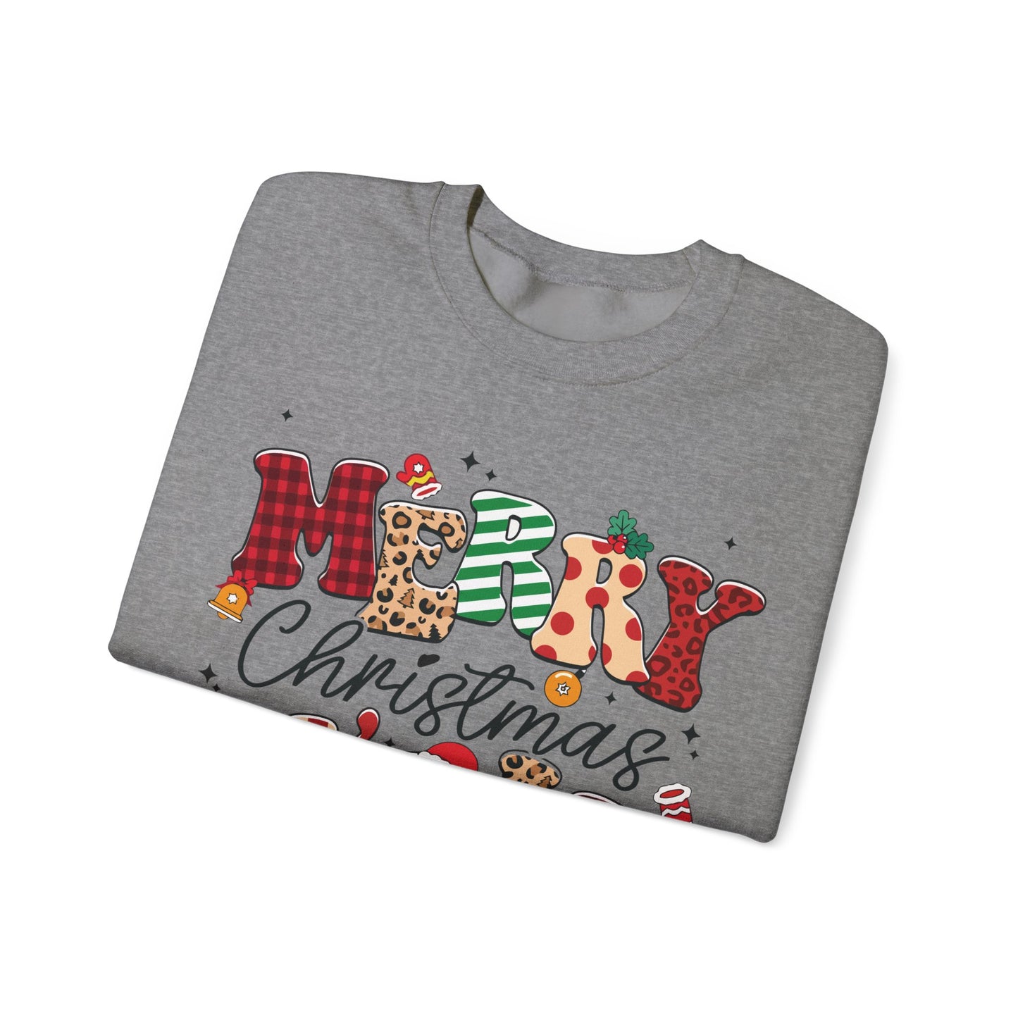 Merry Christmas Unisex Heavy Blend™ Crewneck Sweatshirt