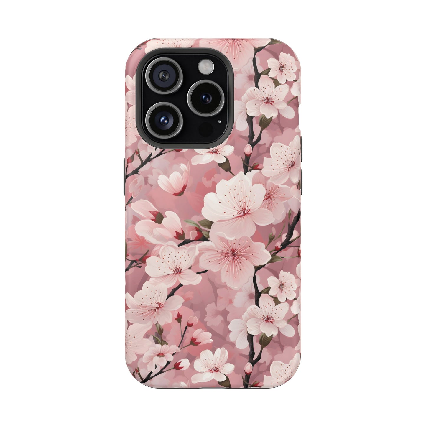 Cherry Blossom Magnetic Tough iPhone Cases