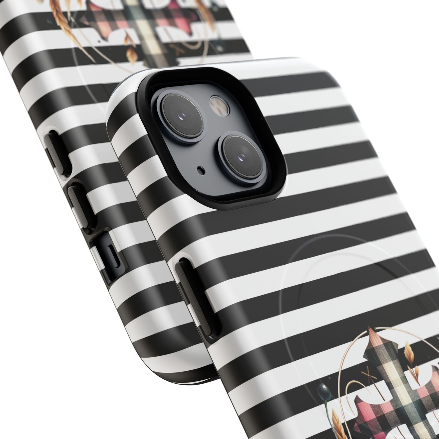 Striped in His Glory iPhone Case, Tough Magnetic Phone Protector, MagSafe iPhone Cover, Durable Case for Everyday Use, Gift for Nature Lovers, Vibrant Design.