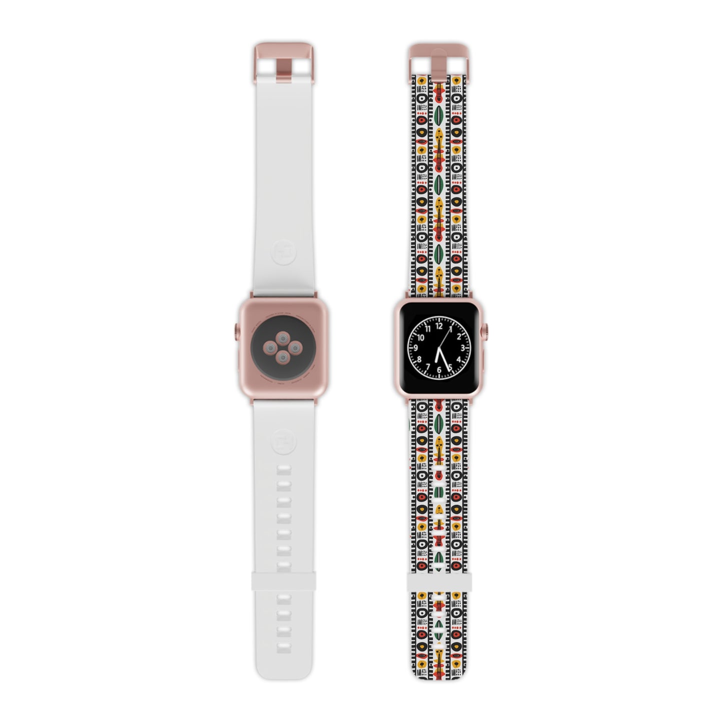 Afrobeat Harmony Colorful Geometric Apple Watch Band - Stylish & Unique Design