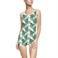 White Tropical Bliss Women's Vintage Swimsuit (AOP)