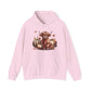 Autumn Highland Cow Charm Unisex Heavy Blend™ Hooded Sweatshirt