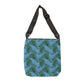 Blue Tropical Bliss Adjustable Tote Bag (AOP)