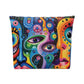 Psychedelic Visions Cotton Cosmetic Bag