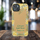 Let your Light Shine Matthew 5:16, Inspirational Gift, Tough iPhone Magnetic Case Scripture, Floral Bible Verse, MagSafe® iPhone® Tough Case, iPhone 14, iPhone 15, iPhone 16, Pro, Pro Max, Plus.