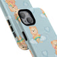 Cute Bear Magnetic iPhone Case, Kid-Friendly iPhone Cover, Stylish Cell Accessory, Gift for Kids, Durable Design for Any Occasion