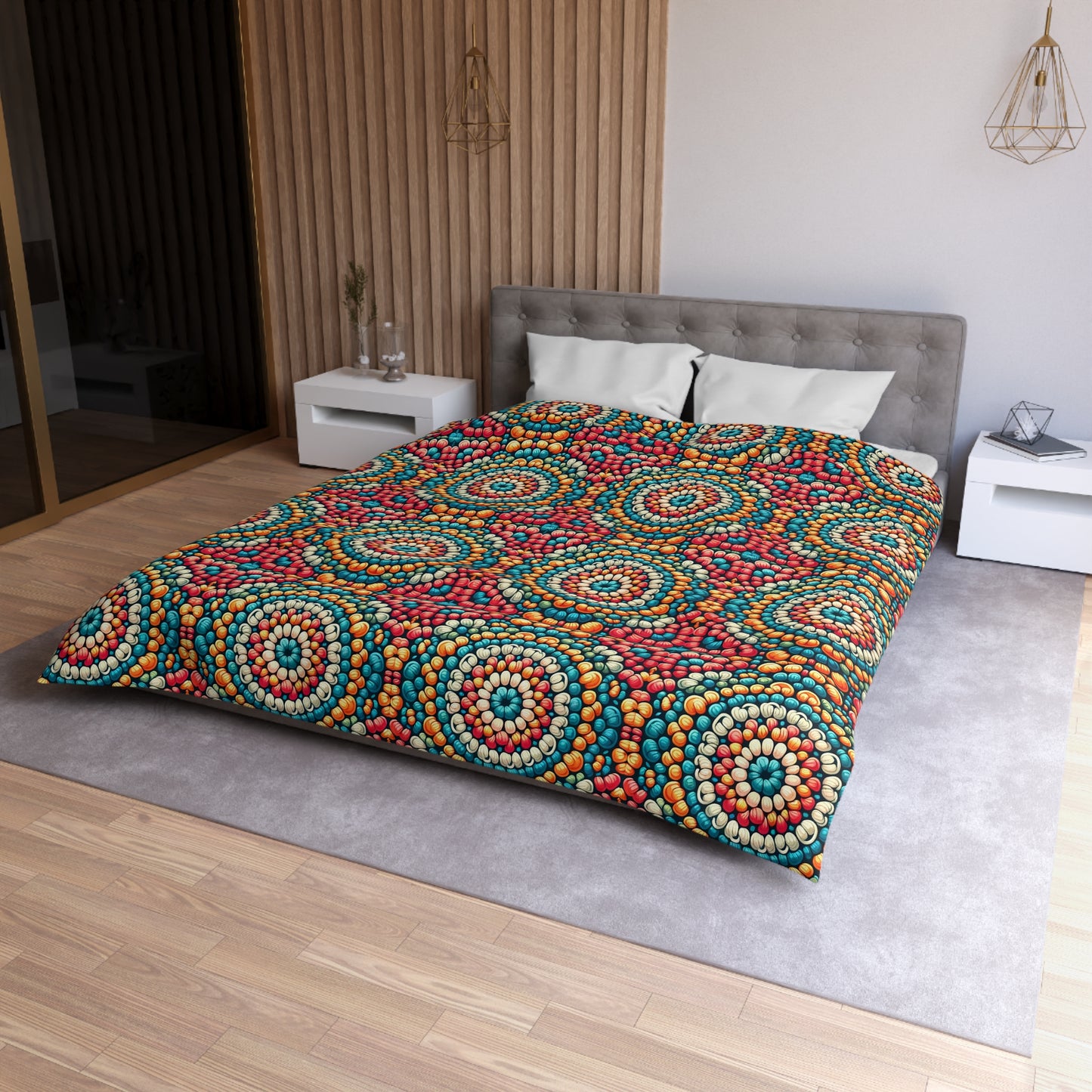 "Kaleidoscope Comfort Duvet Cover''