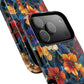 Cathedral Petals Tough Magnetic iPhone Case, Durable, Stylish, Unique Floral Design, Gifts for Her, Birthday, Everyday Use, Stained Glass iPhone Case.