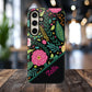 Personalized Floral Fantasy Samsung and Google Pixal Phone Case – Personalized Tough Cases with Colorful Garden Design