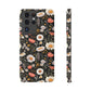 Blossom Elegance: Noir Garden Samsung Galaxy Slim Snap Case