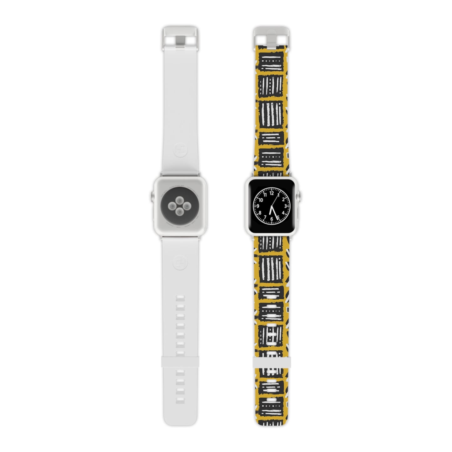 Tribal Vibes Stylish Apple Watch Band – Modern Geometric Design.