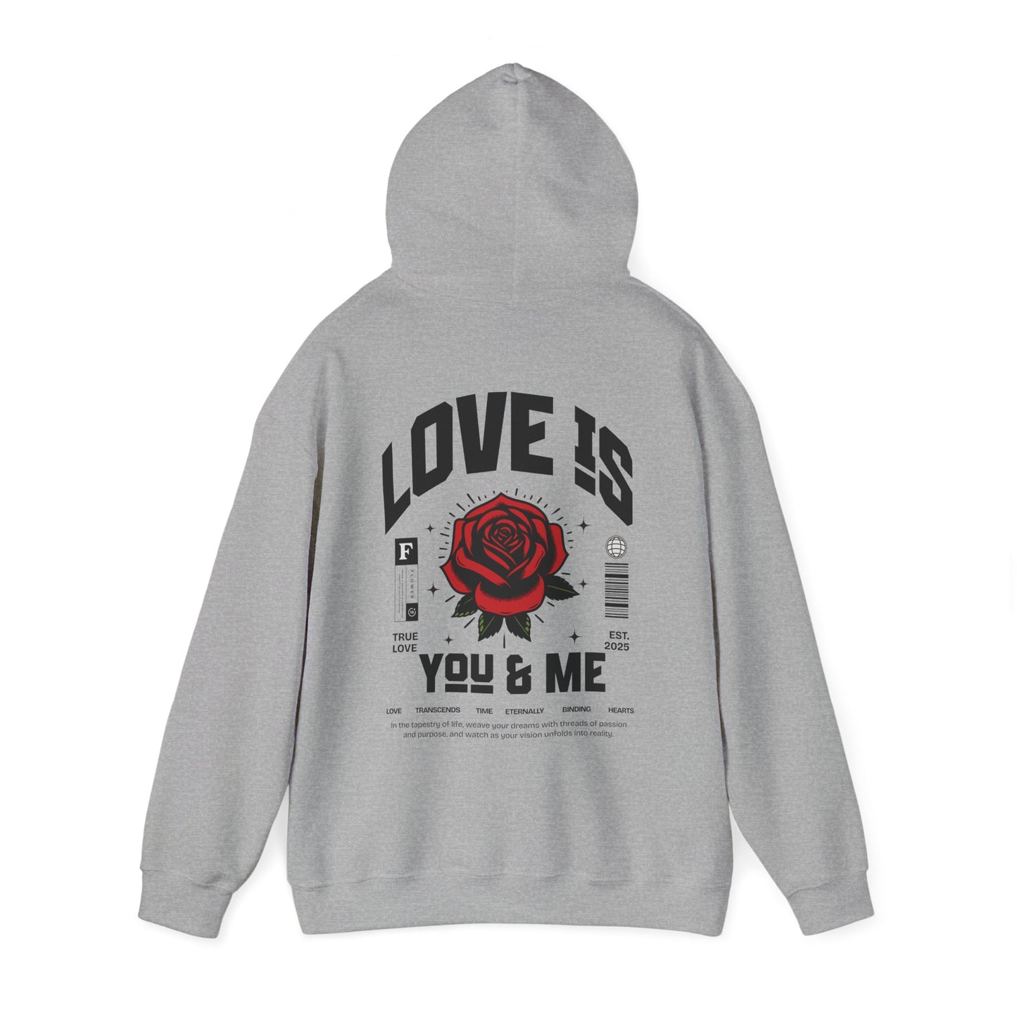 You and Me Unisex Gildan Hoodie Sweatshirt