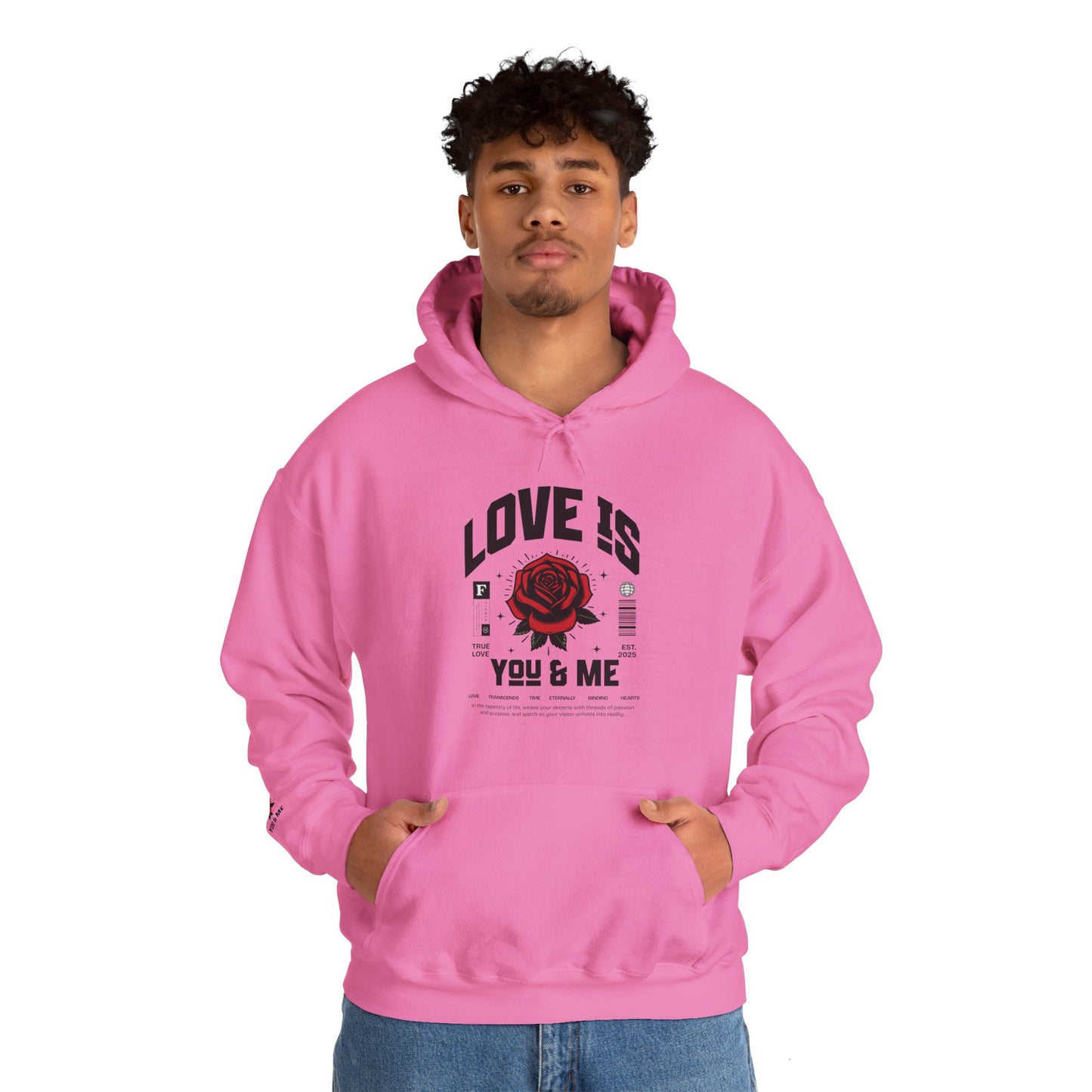 You and Me Unisex Gildan Hoodie Sweatshirt