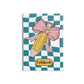 Teal Checkered Charm A Hardcover Notebook (PY)