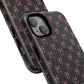 Coquette Chic Bow-Patterned Tough Magnetic iPhone Case, Stylish Gift for Her, Protective iPhone Cover, Trendy Accessory, iPhone Birthday Gift, Fashionable Tech