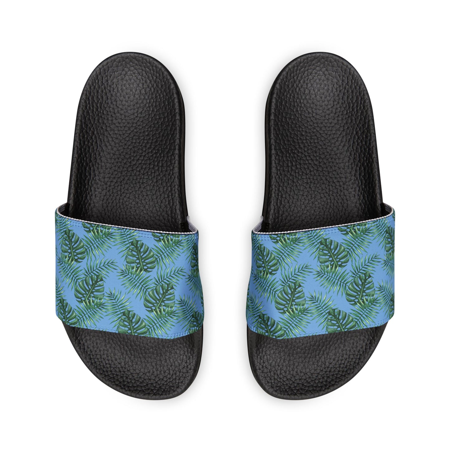 Tropical Bliss Blue Youth Removable-Strap Sandals