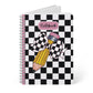 Black Checkered Charm Softcover Notebook, A5 (PY)