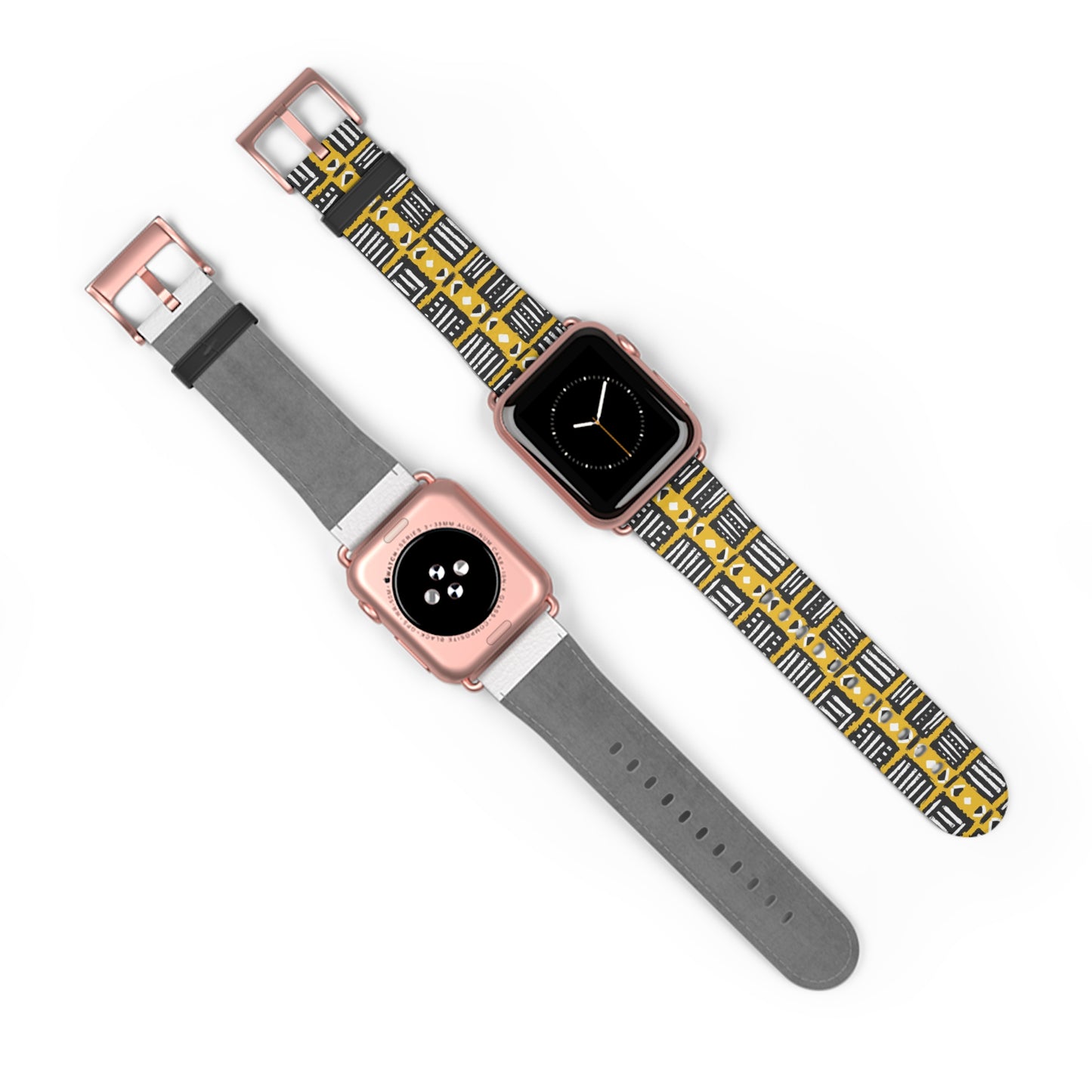 Tribal Vibes Stylish Abstract Print Watch Band - Unique Accessory for Fashion Lovers.