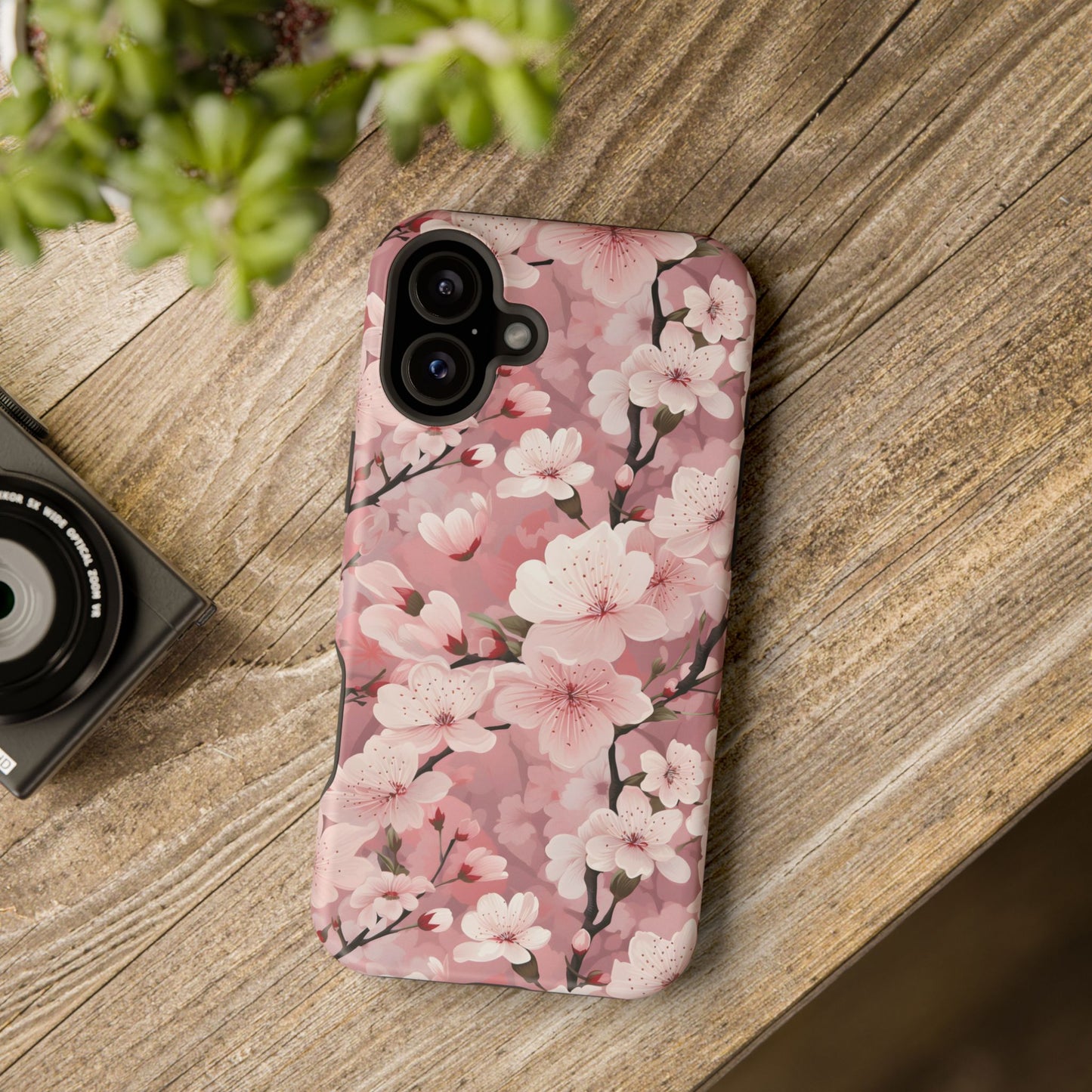 Cherry Blossom Magnetic Tough iPhone Cases