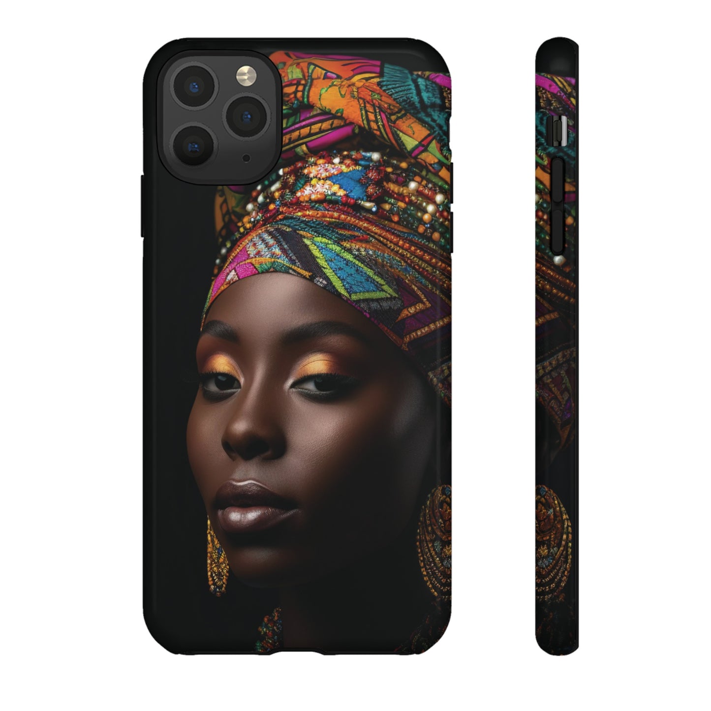 Regal Reflections: African Majesty iPhone Cases