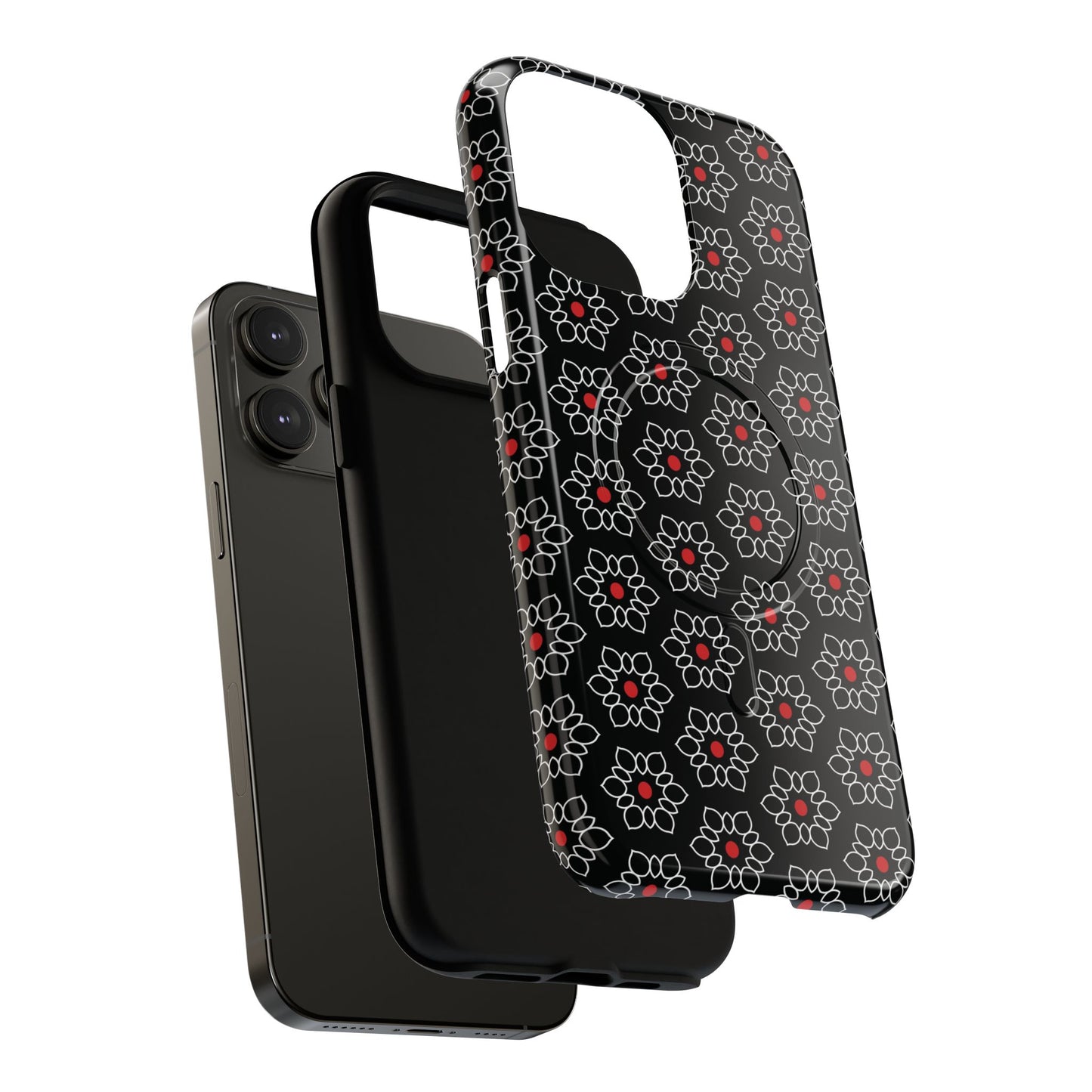 Floral Power Magnetic Tough iPhone Cover | Tough iPhone Cover, Floral Design, Custom iPhone Accessory, Gift for Her, iPhone Case