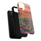 Floral Sunset Phone Case, Tough Magnetic Cases for iPhone, Nature Lover Gift, Durable Protection, Eco-Friendly Phone Accessory