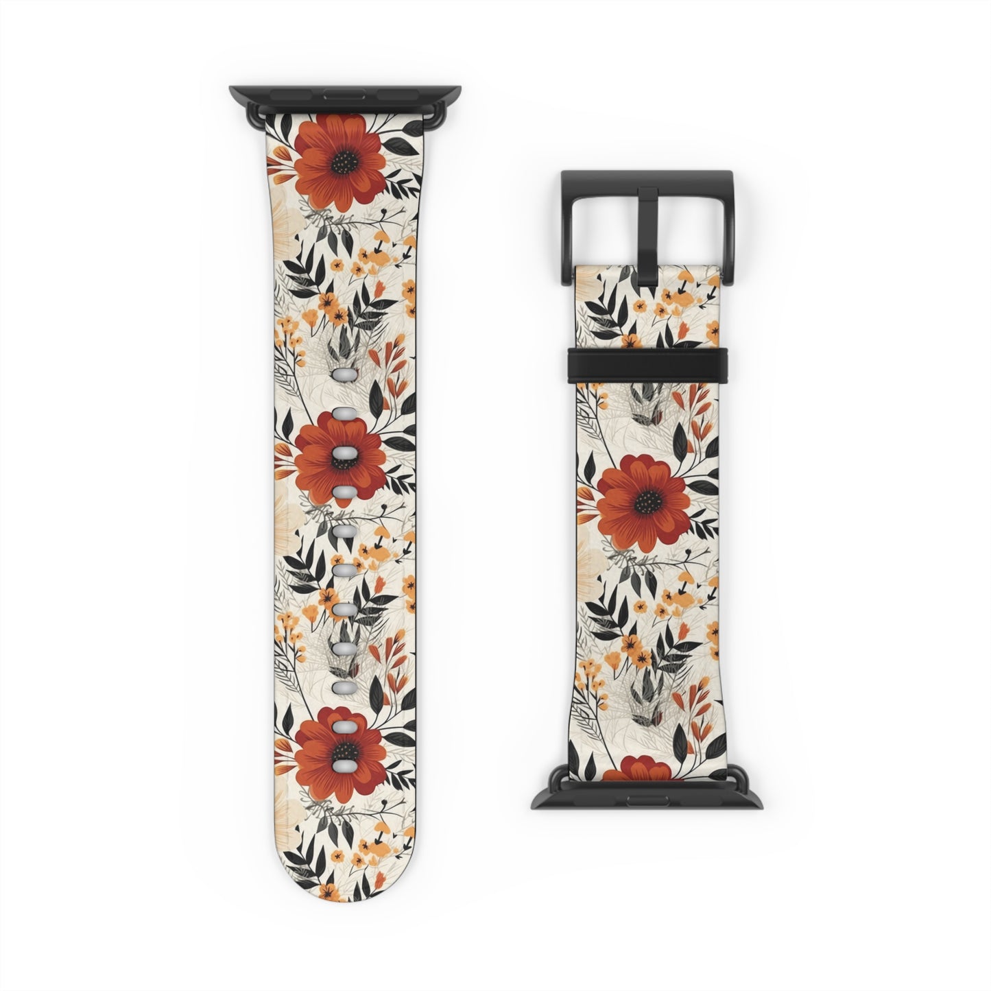 Boho Chic Floral Watch Band - Stylish & Colorful Replacement Strap for Women.