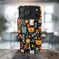 Whimsical Feline Garden iPhone, Samsung or Google Pixel Tough Cases