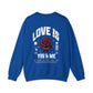 You and Me Valentines Unisex Heavy Blend™ Crewneck Sweatshirt.