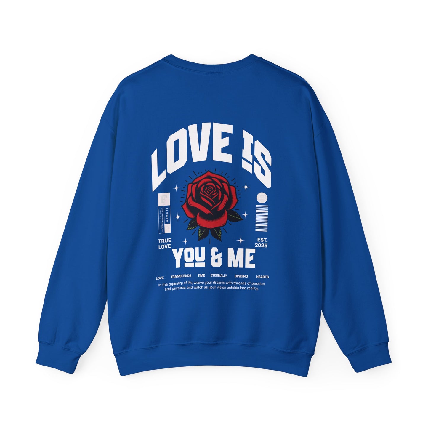 You and Me Valentines Unisex Heavy Blend™ Crewneck Sweatshirt.