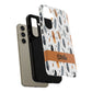 Personalized Whispering Feathers Samsung, Google Pixel and iPhone Case, Custom Name Case.