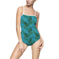 Turquoise Tropical Bliss Women's One-piece Swimsuit (AOP)