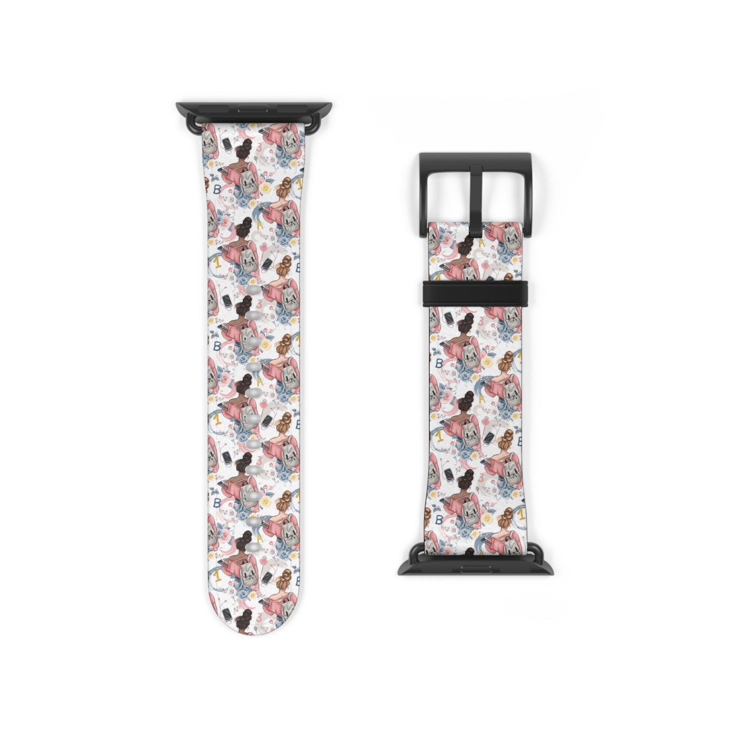 Study Chic Floral Watch Band | Stylish Accessory for Everyday Wear & Gifts.