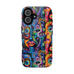 Psychedelic Visions Colorful Art iPhone Case - Tough Cases with Vibrant Abstract Design