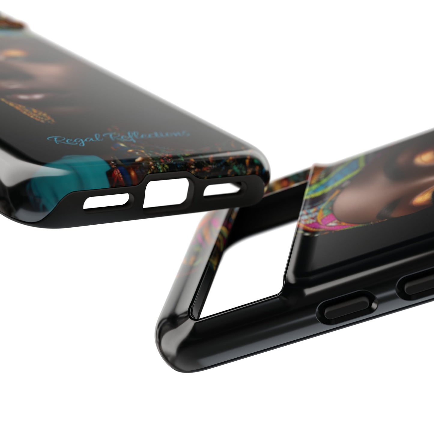 Regal Reflections: African Majesty iPhone, Samsung and Google Tough Phone Cases.