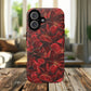 Crimson Bloom Tough iPhone Magnetic Case, Protective iPhone Case, Stylish iPhone Cover, Gift for Her, Mother's and Birthday Gifts, Unique Floral Accessories