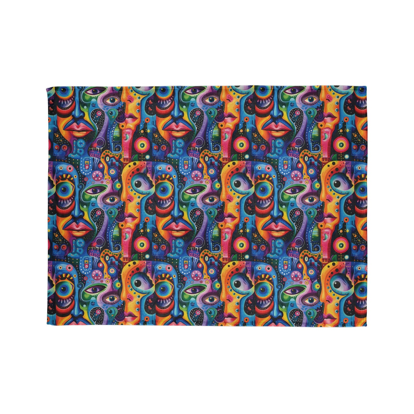 Psychedelic Visions Soft Minky Blanket